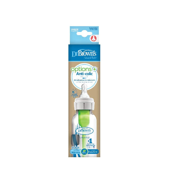 Dr Brown's Biberon Cole Etroit En Verre 120ml SB41001