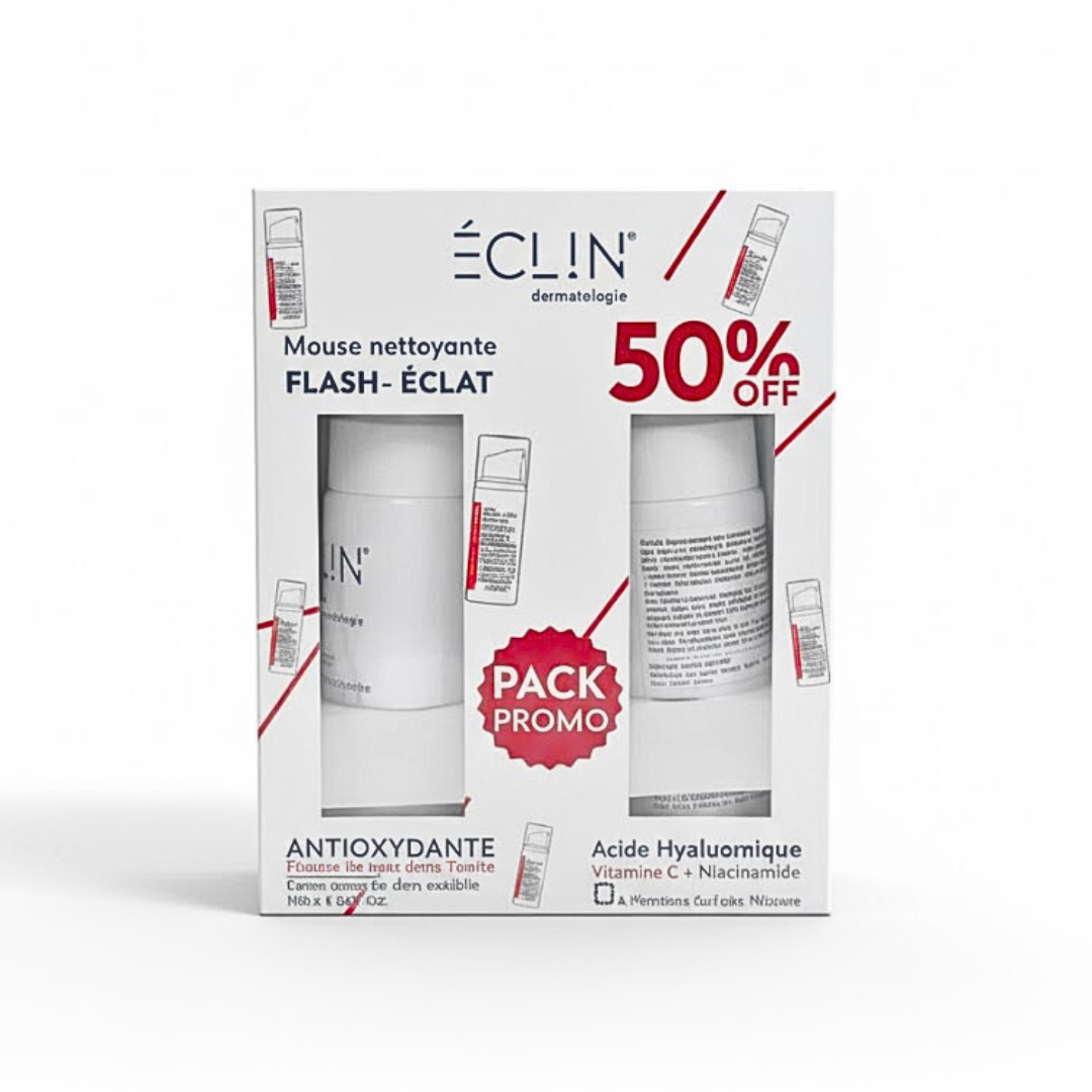 Eclin Mousse Nettoyante Eclat Pack Promo"2eme-50%"