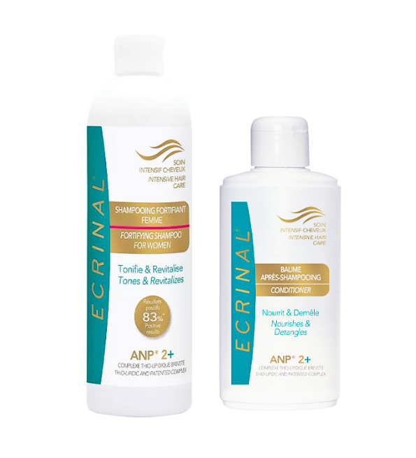 Ecrinal Shampooing Femme 400ml+Baume Apres Shampooing150ml Pack