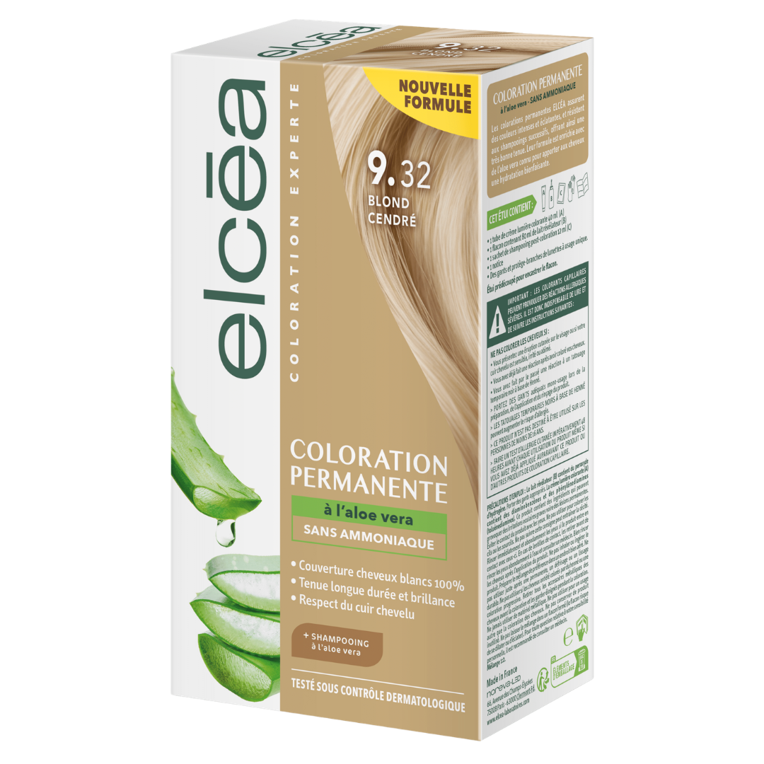 Elcea Coloration Permanente Blond ASH 9.32