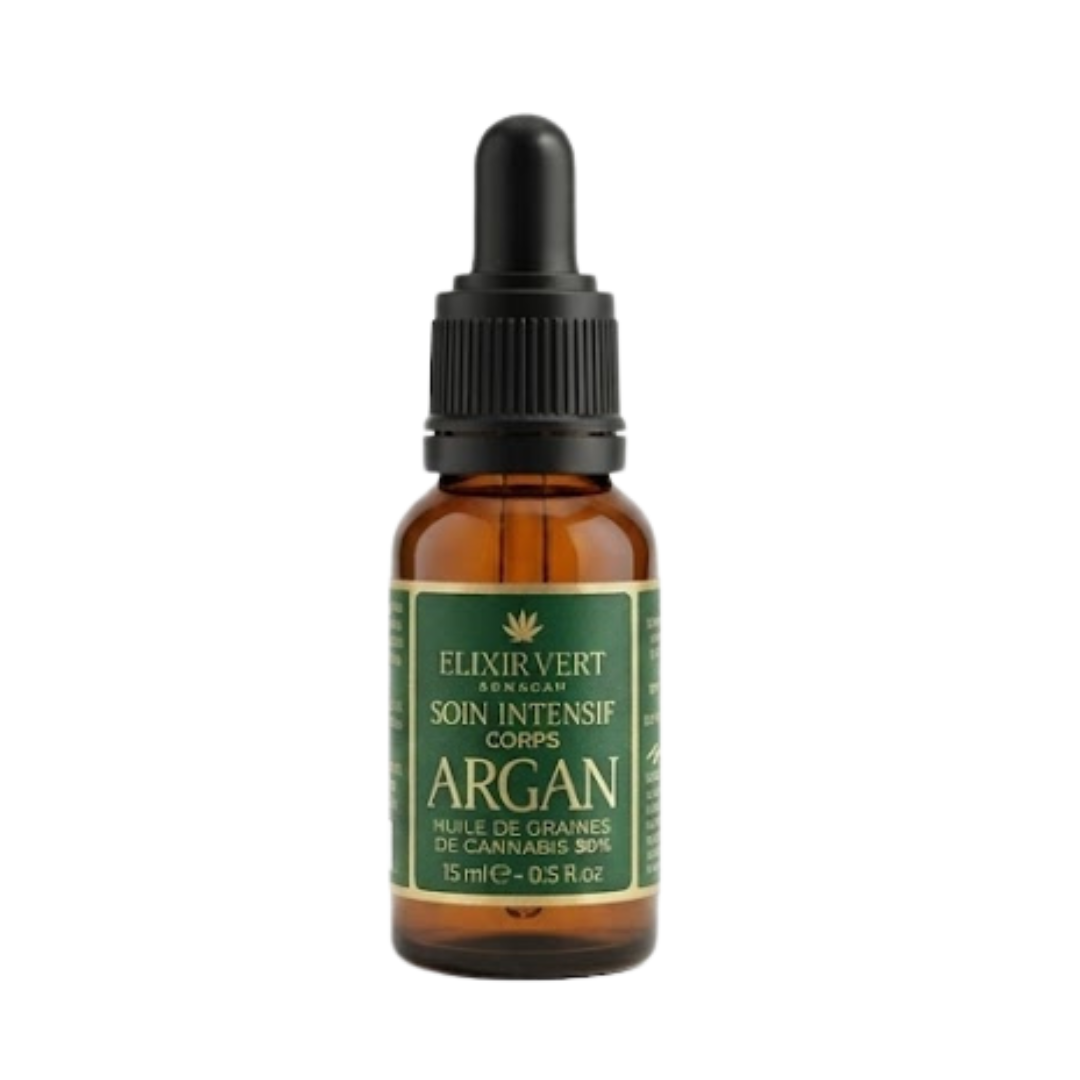 Elixir Vert Soin Intensif Corps Argan 15ml