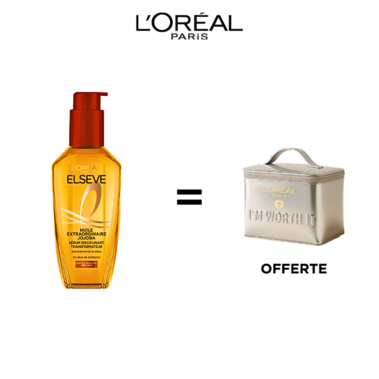 L'Oreal Elseve Huile Extraordinaire Jojoba 100ml+Trousse