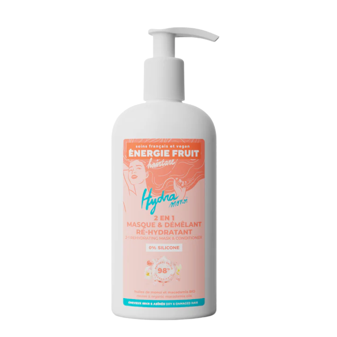 ENERGIE FRUIT MASQUE 2 EN 1 DÉMÊLANT HYDRATANT MONOÏ 300ML