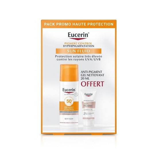 Eucerin Ecran Pigment Control 50ml + Mini Anti-Pigment Gel Nettoyent Pack
