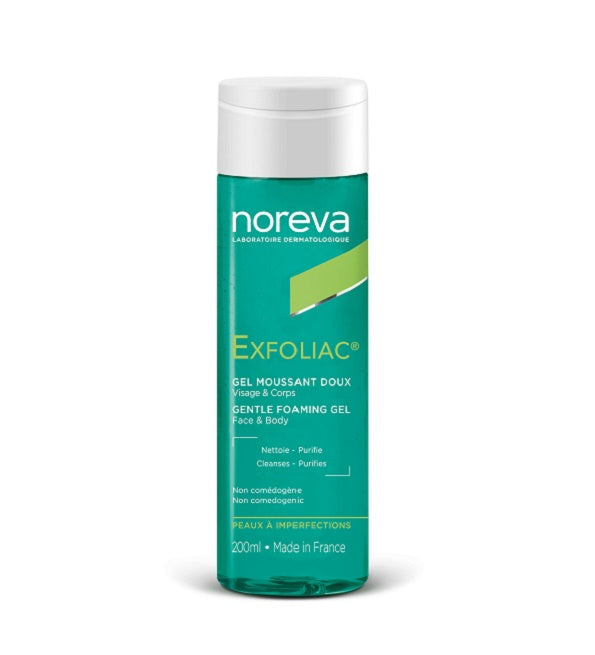 NOREVA EXFOLIAC GEL MOUSSANT DOUX 200ml