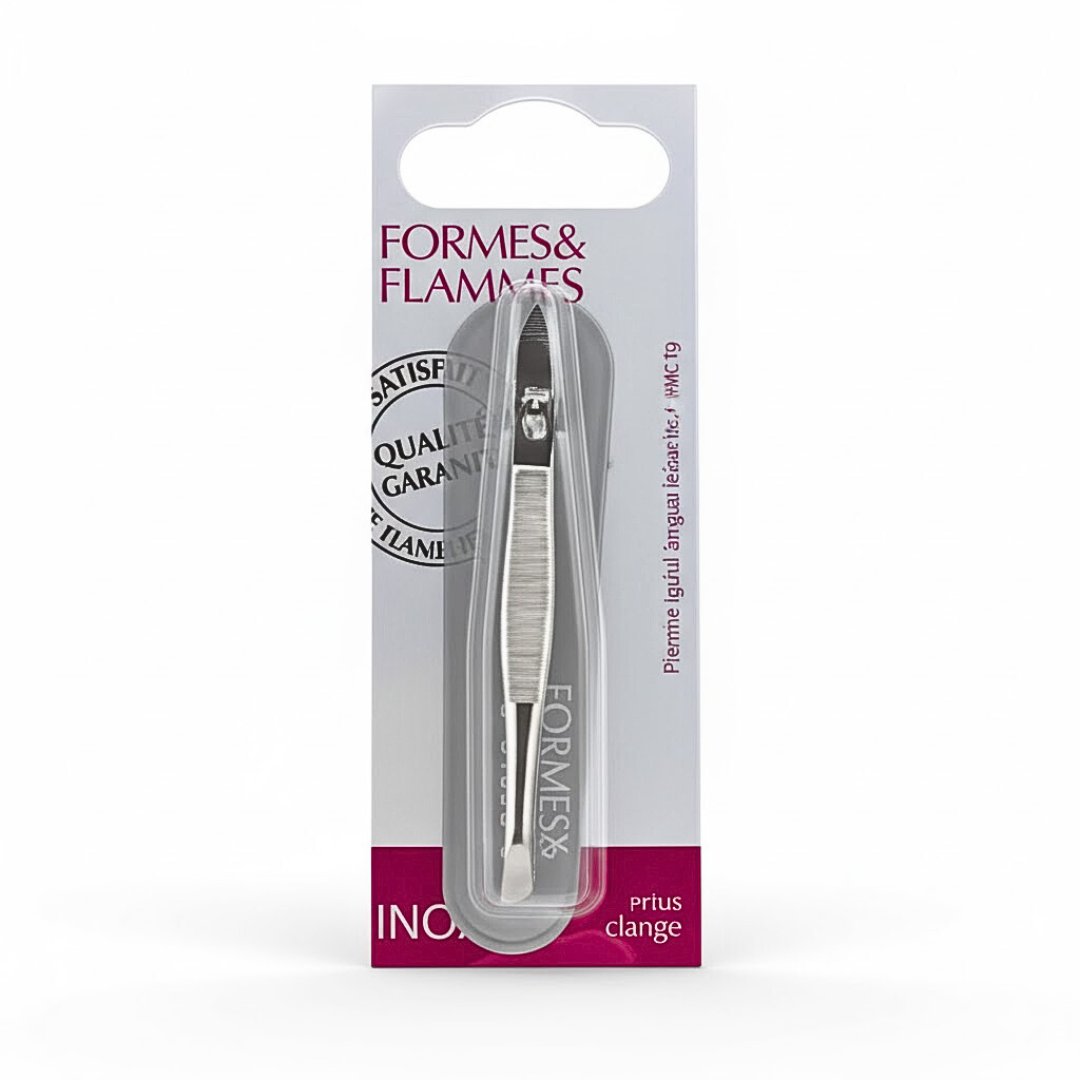 Formes&Flammes Pince A Epiler Acier Forge Bouts Dores Forme Crabe 8cm Refrence 14