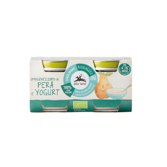 ALCE BABY PETIT POT POIRE &amp; YAOURT 2*80G