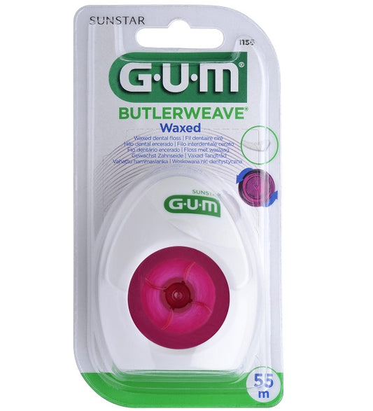 GUM Fil Dentaire ButlerWeave Ciré Réf 1155