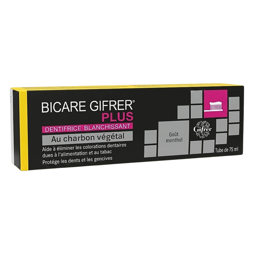 Gifrer Bicare Plus Dentifrice Charbon Vegetal 75ml