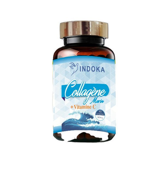 Indoka Collagene marin Skin fort 42g 90 gelules