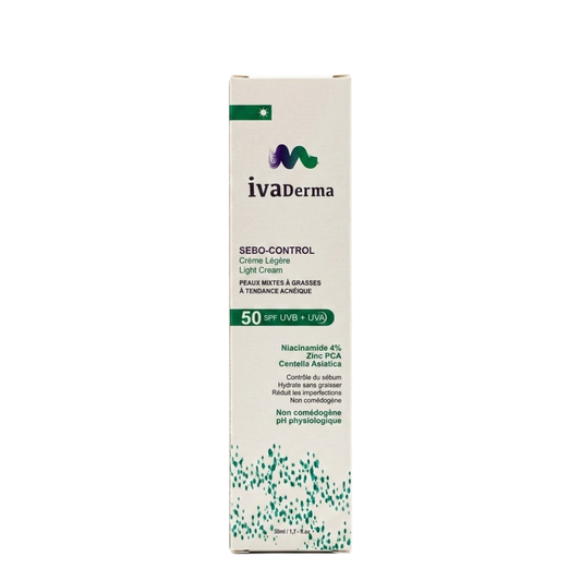 Ivaderma Sebo Control Creme Legere Spf50+ 50ml