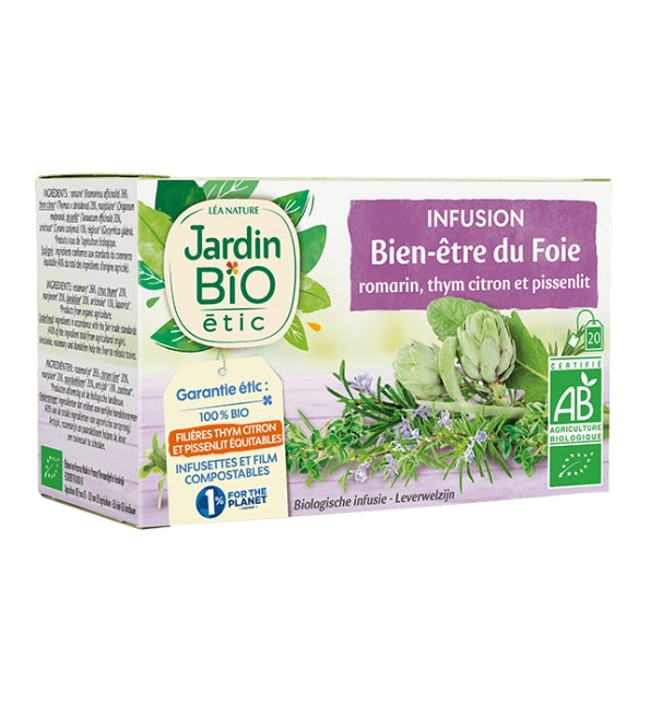 JARDIN BIO INFUSION BIEN ETRE DU FOIE 20 SACHET