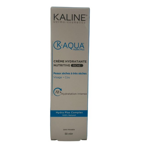 Kaline K.Aqua Creme Hydratante Nutritive Riche Peaux Seches Et Tres Seches 50ml