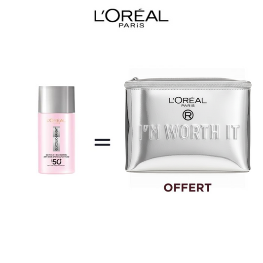 L'Oreal Paris Glycolic-Bright Anti-dark Spot UV spf50+ 50ml = Trousse