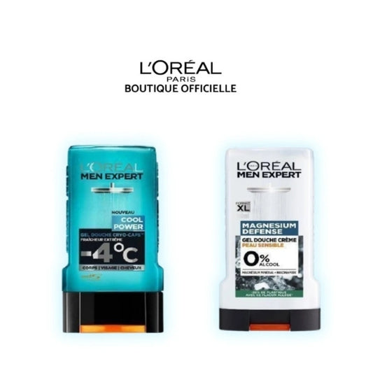L'Oreal Paris  2 X Gel Douche Magnesium 300ml Pack