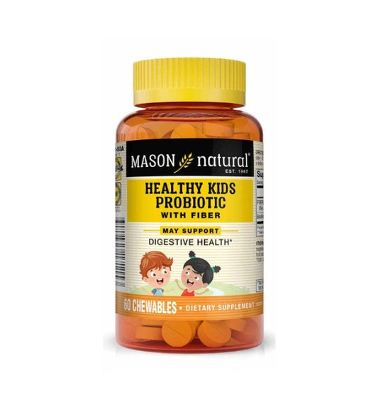Mason Natural Healthy Kids Probiotic with fiber 60 tablets 1711-60A
