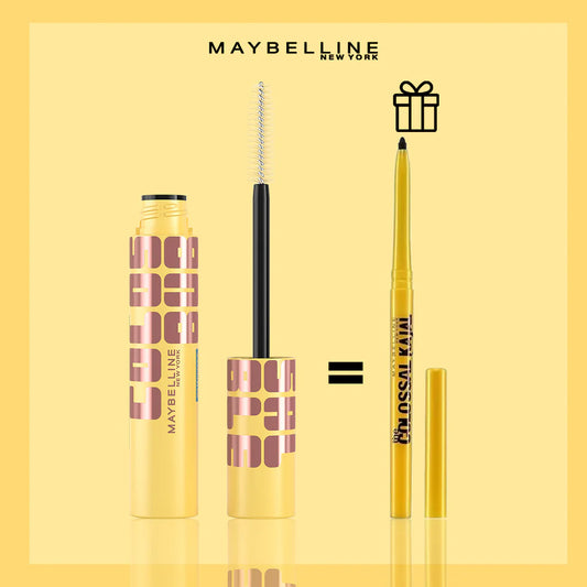 Maybelline Mascara Colossal Bubble Black = Crayon The Colossal Kajal Black OFFERT
