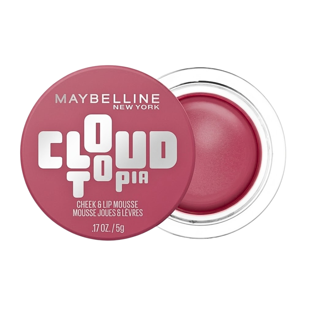 Maybelline Cloudtopia Cheek & Lipstick Mousse Blush 01