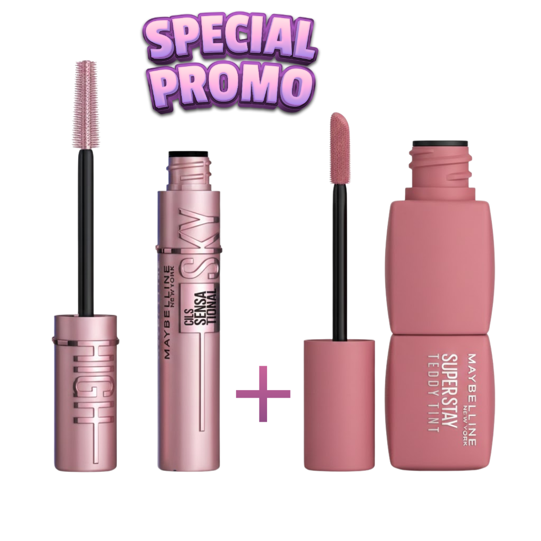 Maybelline Saint Valentin Teddy 55+Sky High Pack