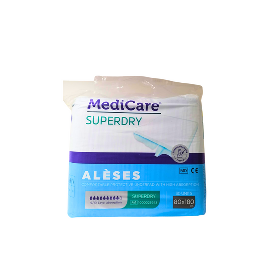 Medicare Aleses Superdry wings 80x180cm 30 unités