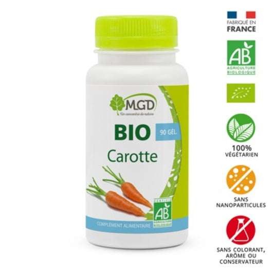 Mgd  Nature Carotte 90 gelules