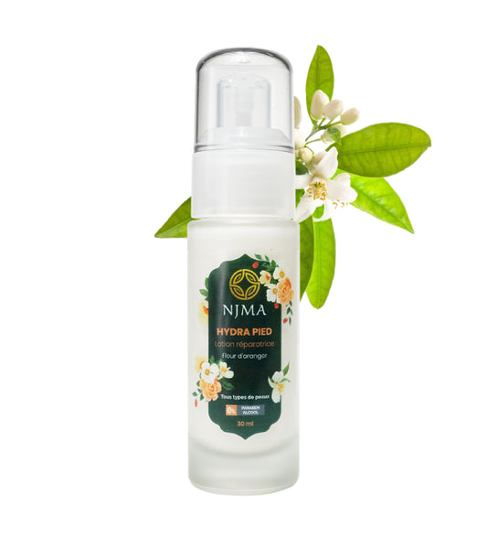 NJMA Hydra Pied lotion reparatrice Fleur d'oranger 30ml
