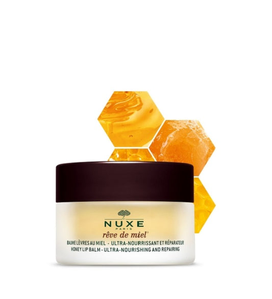 NUXE Rêve de Miel Baume Lèvres au Miel Ultra nourrissant et Réparateur