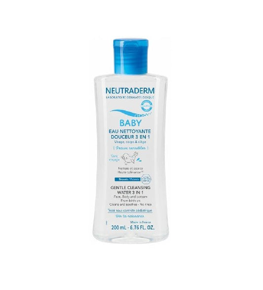Neutraderm Baby Eau Nettoyante Douceur 3en1 200ml