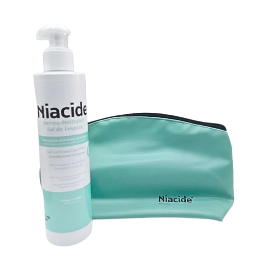 Niacide Dermo-Nettoyant 200ml + Trousse