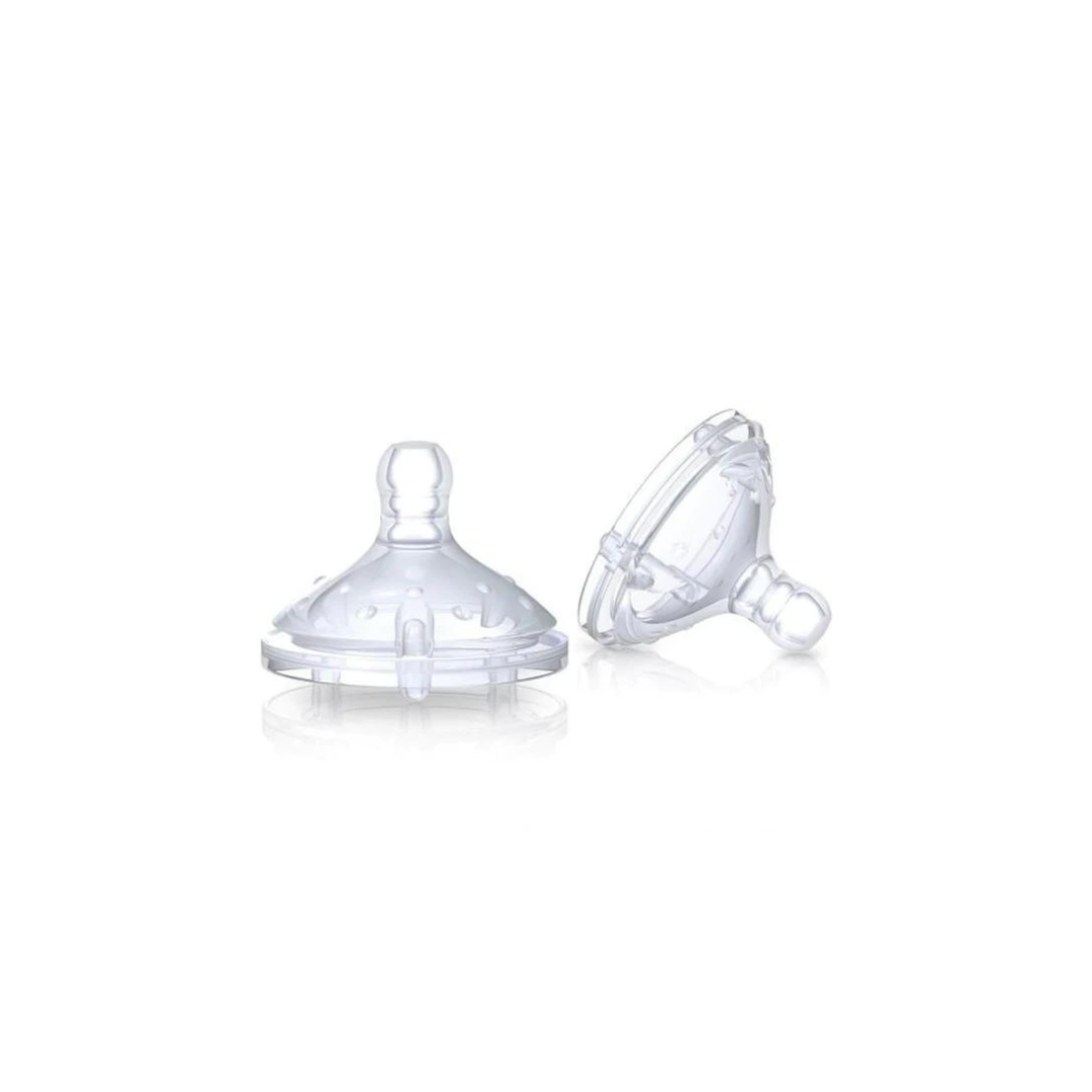 Nuby 2Tetines Soft Flex Slox Flow +0m NT67660