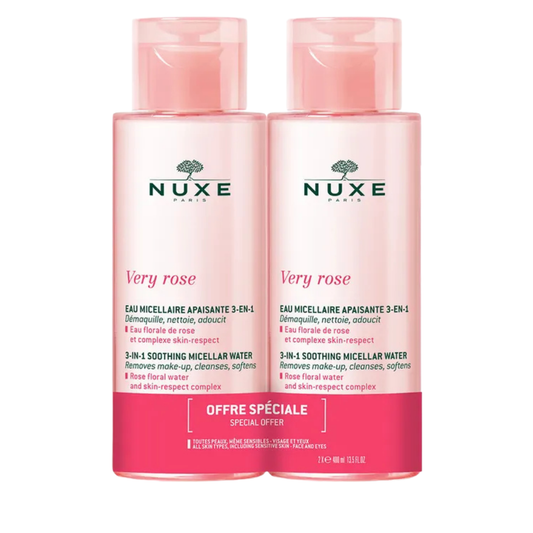 Nuxe Very Rose eau micellaire Pack X 2 400ml