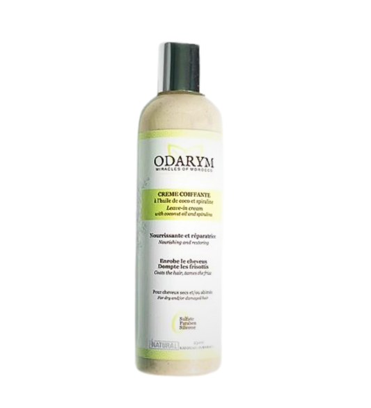 Odarym Creme Coiffante A L'huile De Coco &amp; Spiruline 250ml