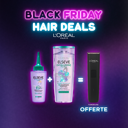 L'Oreal Paris Elseve Hyaluron Pure Serum 100ml + Shampooing 200ml = Tondeuse Offerte