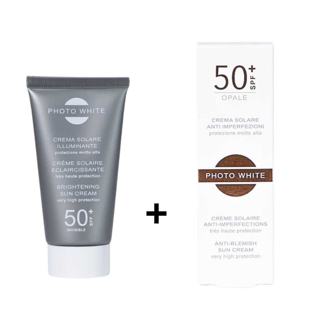 Photowhite Ecran Invisible Spf50+50ml+Ecran Teinte Opale Duo Pack