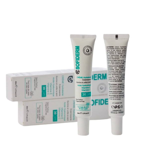 Sofiderm Creme Hydratante Eclaircissant spf30 40ml