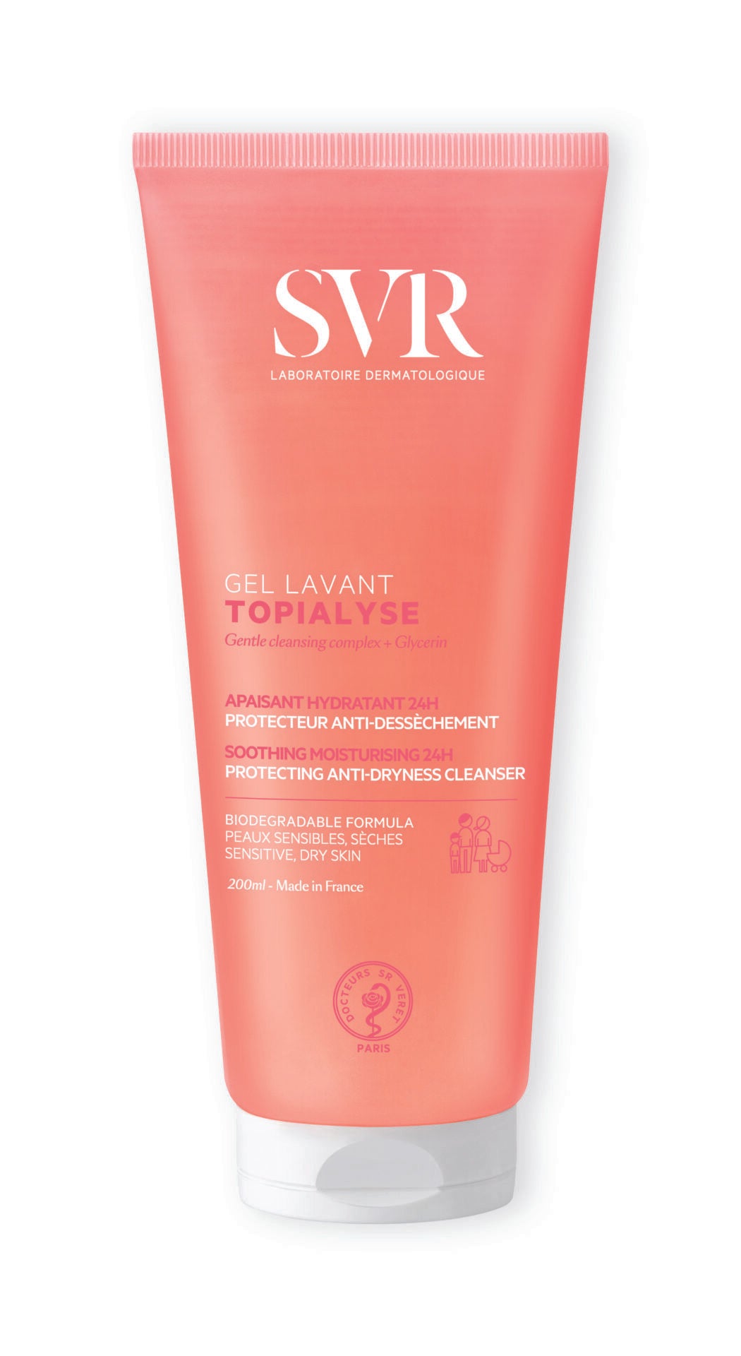 SVR TOPIALYSE Gel Lavant 200ML