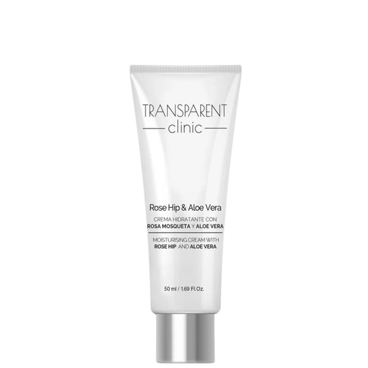 Transparent Clinic Rose Hip & Aloe Vera Creme Hydratante 50ml