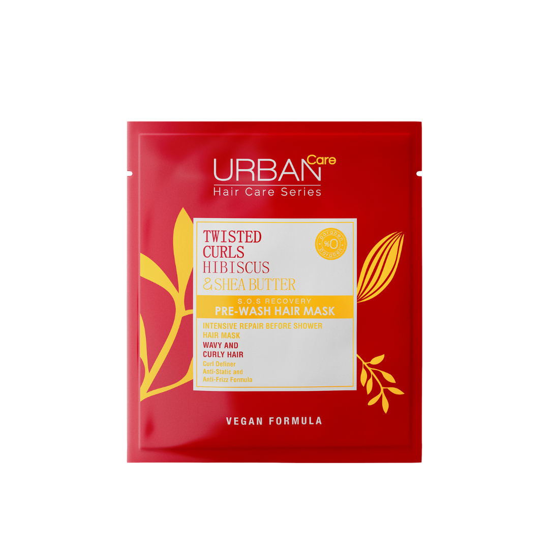 Urban Care Twisted Curls Hibiscus&amp;Shea Butter Mask Hair Intensiv 230ml