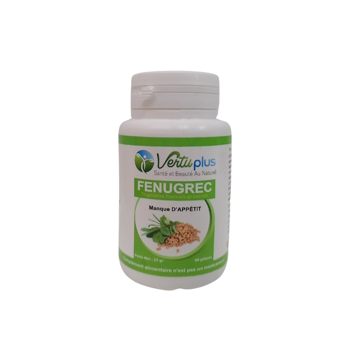 Vertu Plus Fenugrec + Vitamine B 60 Gelules