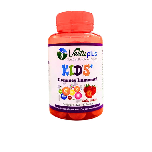 Vertu Plus Kids+ Immunites Gout Fraise 60 Gommes