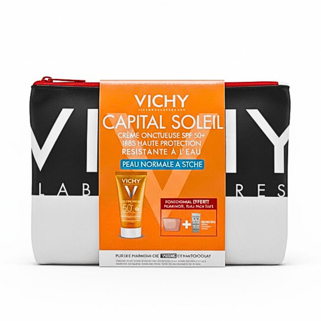 Vichy Capital Soleil Creme Octueuse Spf50+ 50ml+Retinol Format Voyage Trouss Instit