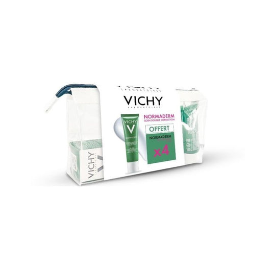 Vichy Normaderm Fluide DoubleCorrection 30ml+4 Gel Purifiant 15ml Trousse