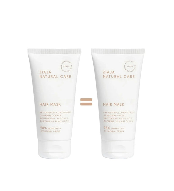 Ziaja Natural Care Masque Capillaire 2*150ml Pack