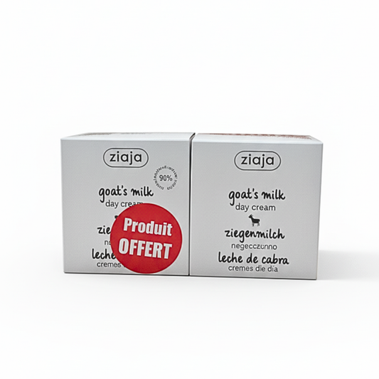 Ziaja Goat's Milk Au Lait De Chevre Creme De Jour 50ml+Creme De Nuit 50ml