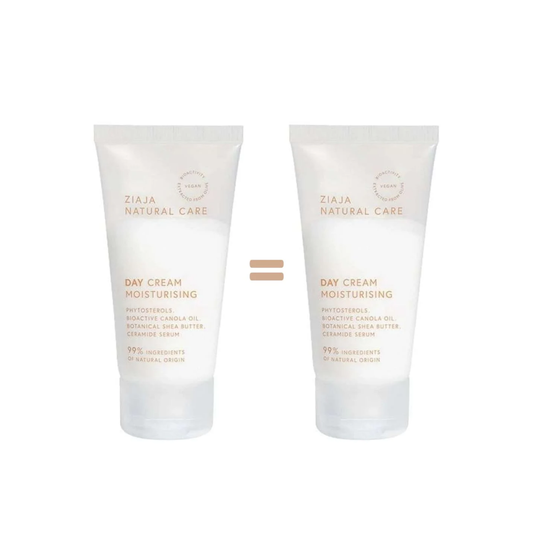 Ziaja Natural Care Creme Hydratante de Jour 2x50ml Pack