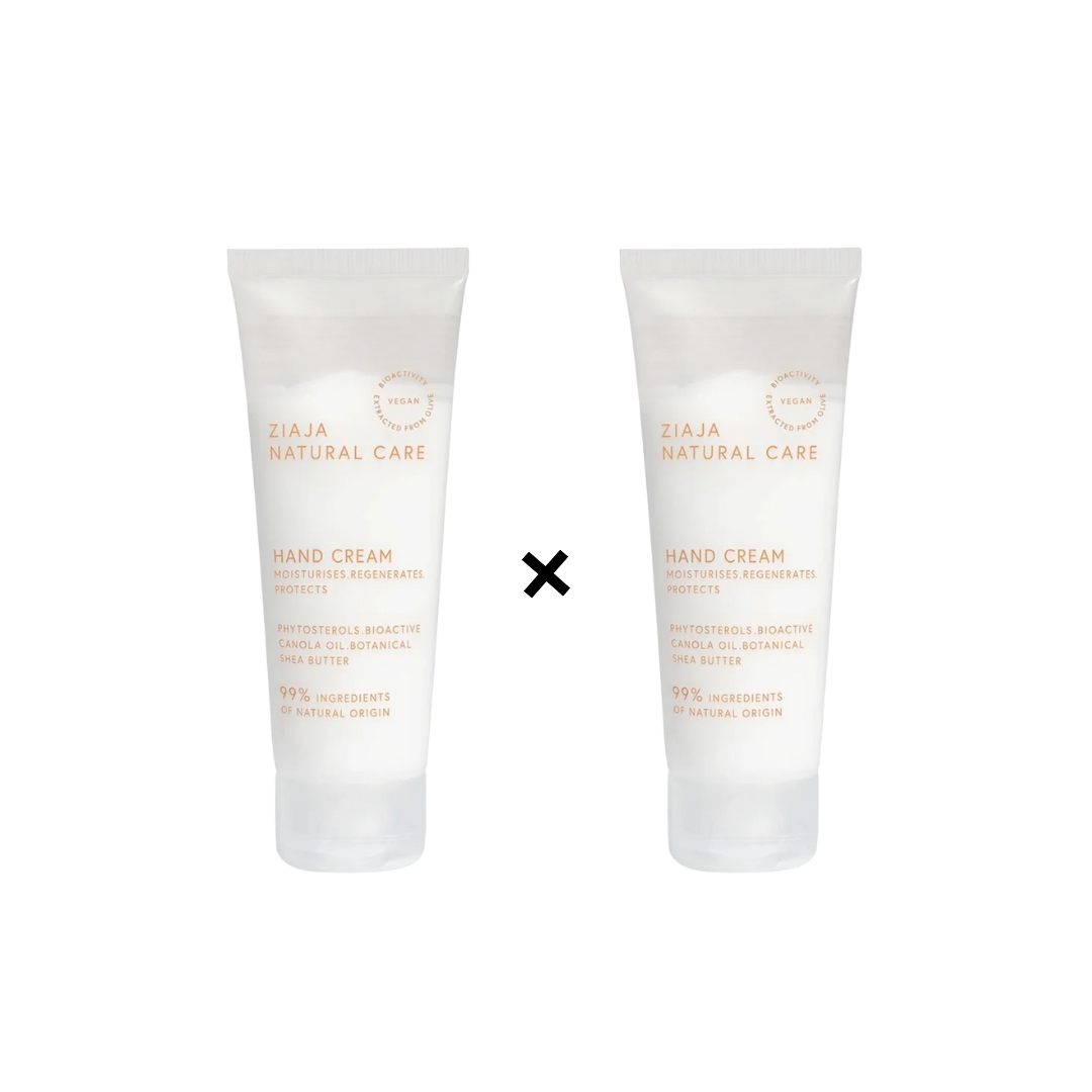 Ziaja Natural Care Creme Mains 2 x 75ml Pack