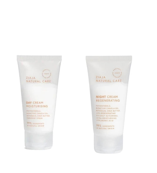 Ziaja Naturel Care Creme Hydratante jour + Creme Regeneratrice Nuit OFFERTE