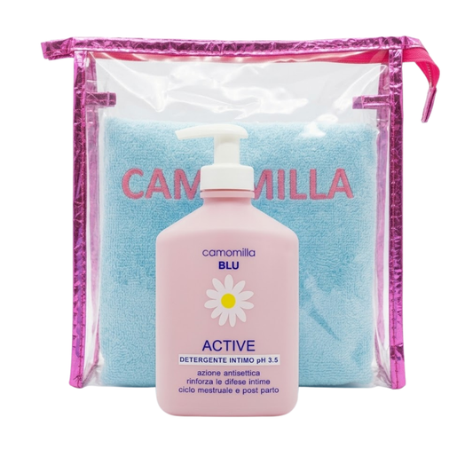 Camomilla Blu Active ph3.5 Nettoyant Intime+Serviette Trousse