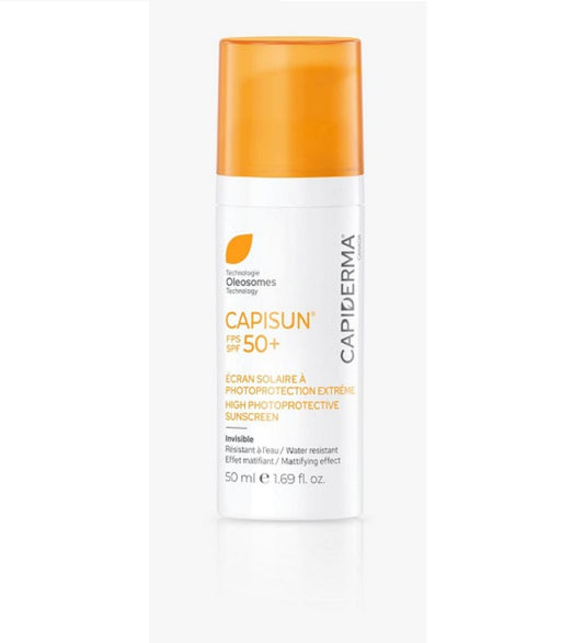 Capiderma - Capisun Crème solaire invisible SPF50+ - 50 ml