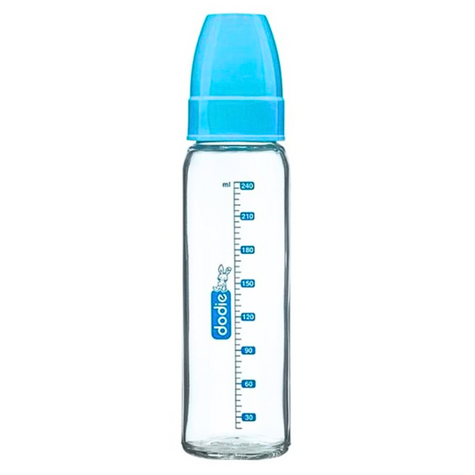 dodie bib verre 240ml bleu